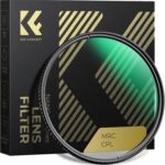 K&F CONCEPT 82mm Circular Polarizers Filter Polarizing Filter 28 Multi-Layer Coated Super Slim High Definition CPL Lens Filter (Nano-X Series) - Image 2