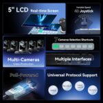 Tenveo PTZ Camera and Controller Bundle/Kits - 30X AI Auto Tracking NDI PTZ Camera with SDI/HDMI/USB3.0/LAN(PoE) and NDI PTZ Controller Joystick Keyboard for Church Worship Live Streaming Conference - Image 7