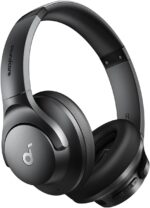 Soundcore by Anker Q20i Hybrid Active Noise Cancelling Headphones, Wireless Over-Ear Bluetooth, 40H Long ANC Playtime, Hi-Res Audio, Big Bass, Customize via an App, Transparency Mode (Black) - Image 2