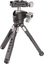 Leofoto MT-03 Tabletop Tripod, Aluminum Mini Tripod, 2 Leg Sections, Foldable Leg, Portable and Compact, 1/4" Mounting Stud and Accessories Thread (MT-03) - Image 5