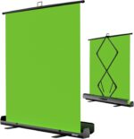 EMART Upgrade Green Screen, 58x74in Collapsible Chroma Key Panel for Background Removal, Portable & Retractable Wrinkle-Resistant Backdrop with Stand for Streaming, Photographic Studio, TikTok - Image 2