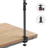 SmallRig Camera Desk Mount Table Stand, Adjustable Light Stand 15"-35", Tabletop C Clamp for DSLR Camera, Ring Light, Live Streaming, Photo Video Shooting - Image 2