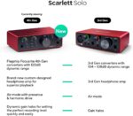 Focusrite Scarlett Solo 4th Gen USB Audio Interface, for the Guitarist, Vocalist, or Producer — High-Fidelity, Studio Quality Recording, and All the Software You Need to Record - Image 5