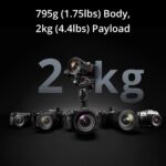 DJI RS 3 Mini, 3-Axis Gimbal Stabilizer for Cameras Canon/Sony/Panasonic/Nikon/Fujifilm, 2 kg (4.4 lbs) Tested Payload, Camera Gimbal with Native Vertical Shooting, Black - Image 3