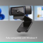 Logitech C920x HD Pro PC Webcam, Full HD 1080p/30fps Video, Clear Audio, Light Correction, Works with Microsoft Teams, Google Meet, Zoom, Nintendo Switch 2’s New GameChat Mode, Mac/Tablet- Black - Image 6