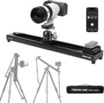 Accsoon Toprig Motorized Camera Slider, Wireless DSLR Video Slider with Button/APP Control, Time-Lapse/Loop Mode, Speed Knob, 120° Panoramic Shooting, Compatible with GoPro, Camera-24inch Video Slider - Image 2