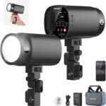NEEWER 120Ws 2.4G TTL Outdoor Strobe Flash, Compatible with Godox, 1/8000s HSS Portable Studio Monolight with Modeling Light /3000mAh Battery/420 Flashes/1.5s Recycle for Photography Photoshoots, Q120 - Image 2