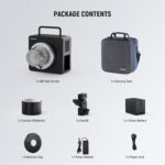 NEEWER Q6 600Ws 2.4G TTL Outdoor Studio Flash App Control, Compatible with Godox, 1/1-1/512, 1/8000 HSS 3000mAh Strobe Light, 30W Bi Color LED Modeling Lamp/400 Full Power Flash/0.01-0.9s Recycle - Image 10