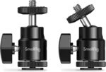 SmallRig 1/4" Camera Hot Shoe Mount, Ballhead Tripod with Additional 1/4" Screw, 2pcs Pack - 2059 - Image 2