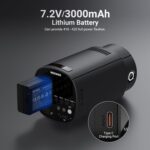 NEEWER 120Ws 2.4G TTL Outdoor Strobe Flash, Compatible with Godox, 1/8000s HSS Portable Studio Monolight with Modeling Light /3000mAh Battery/420 Flashes/1.5s Recycle for Photography Photoshoots, Q120 - Image 8