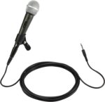 Amazon Basics Dynamic Vocal Microphone with Cable for Podcasting, Recording, Broadcasting, Live Performance, Karaoke, Cardioid Pattern - Image 2