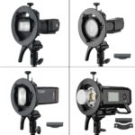 Godox Softbox 32"x32" with S2 S-Type Speedlite Bracket, Bowens Mount Soft Box Kit for Godox V1 AD400Pro AD200Pro AD200 V860II TT685II TT600 TT350 - Image 4