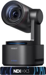 OBSBOT Tail 2 PTZR NDI Camera 4K@60FPS, Pro AI Tracking, 1/1.5" CMOS, 50MP, 5X Optical Zoom, 12X Hybrid Zoom, SDI/HDMI/IP/USB 3.0 Output, Streaming for Education, Conference, Worship (NDI Activated) - Image 2