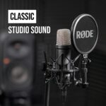 RØDE NT1 Signature Series Large-Diaphragm Condenser Microphone with Shock Mount, Pop Filter and XLR Cable for Music Production, Vocal Recording, Streaming and Podcasting (Black) - Image 5