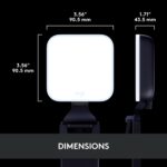 Logitech for Creators Litra Glow Premium LED Streaming Light with TrueSoft- Computer lighting for video conferencing, Zoom meetings, with adjustable mount and desktop app control for PC/Mac - Graphite - Image 12