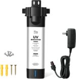 iSpring UVF20 Whole House LED UV Water Filter System, Up to 11 Years Long-Life LED UV Water Purifier with Built-in Automatic Flow Control, Mercury-Free, 3/4" MNTP Inlet Outlet, Up to 12 GPM - Image 2