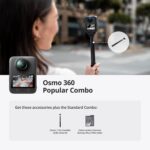 DJI Osmo 360 Essential Combo, 360 Camera with 1-Inch 360° Imaging, Native 8K 360° Video, 4K/120fps & 170° Boost Video, 1.2m Invisible Selfie Stick Kit, Extended Battery Life with 2 Batteries - Image 11