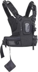 Camera Carrier Chest Harness J1 for One Camera,Camera Strap Harness for Photographers Hiking Climbing Wedding Travel,Camera Nylon Chest Straps for Photographers,Black - Image 2