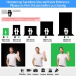 HEMMOTOP Green Screen Backdrop, 5x7 ft Photography Chroma Key Greenscreen Background Sheet for Background Removal, Zoom Meeting, Photo Video Studio, Live Streaming, Video Recording (Backdrop only) - Image 10