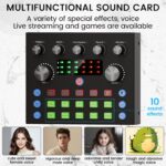 Podcast Equipment Bundle, Recording Studio Package with Podcast Microphone and Voice Changer, Live Sound Card - Audio Interface for Laptop Computer Vlog Living Broadcast Live Streaming YouTube TikTok - Image 4
