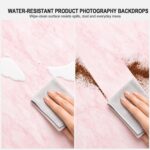 Yoocheese Photo Backdrop for Product Photography - Tabletop Backdrop Kit with 20 Background Patterns & Shadow Props for Food, Jewelry, Cosmetics, Skincare & Small Products - 16.5x11.7 Inch - Image 8