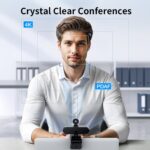 EMEET NOVA 4K Webcam for PC - Ultra 4K HD, PDAF Autofocus, Dual Omnidirectional Mics, 73° FOV, Auto Light Correction, USB-A, Privacy Cover, Ideal for High-End Business Meetings&Live Streaming - Image 4
