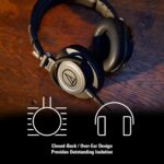 Audio-Technica ATH-M50X Professional Studio Monitor Headphones, Black, Professional Grade, Critically Acclaimed, with Detachable Cable - Image 8