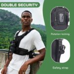 Camera Carrier Chest Harness J1 for One Camera,Camera Strap Harness for Photographers Hiking Climbing Wedding Travel,Camera Nylon Chest Straps for Photographers,Black - Image 6