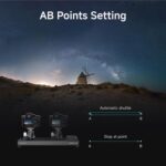 Accsoon Toprig Motorized Camera Slider, Wireless DSLR Video Slider with Button/APP Control, Time-Lapse/Loop Mode, Speed Knob, 120° Panoramic Shooting, Compatible with GoPro, Camera-24inch Video Slider - Image 9