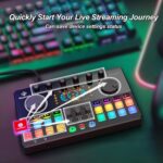Podcast Equipment Bundle for 4, All-in-One Audio Mixer with Dynamic Micophones Noise Reduction for Live Streaming/Recording/Singing，PC,Smartphone，TikTok M100 3rd - Image 7