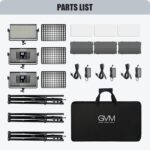 GVM 1500D RGB LED Video Light with Softbox, 75W Video Lighting Kit with Bluetooth Control, 3 Packs Led Panel Light for Photography, YouTube Studio, Broadcasting, 18 Kinds Lighting Scene - Image 8