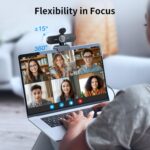 EMEET NOVA 4K Webcam for PC - Ultra 4K HD, PDAF Autofocus, Dual Omnidirectional Mics, 73° FOV, Auto Light Correction, USB-A, Privacy Cover, Ideal for High-End Business Meetings&Live Streaming - Image 8
