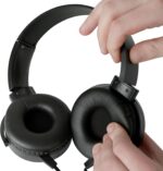 Classroom Headphones Bulk 5 Pack, Student On Ear Color Varieties, Comfy Swivel Earphones for Library, School, Airplane, Kids, for Online Learning and Travel, Noise Stereo Sound 3.5mm Jack (Black) - Image 8