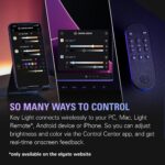 Elgato Key Light - Professional 2800 lumens Studio Light with Desk clamp for Streaming, Recording and Video Conferencing, Temperature and Brightness app-Adjustable on Mac, PC, iOS, Android - Image 7