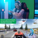Green Screen Backdrop, 58in Portable Green Screen Chair with Stand Double Sided Foldable Green Background, Chroma Key, for Photography Streaming Gaming Photo Zoom Video Chats and Meeting - Image 7