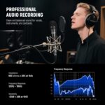 NEEWER NW-040 Cardioid Dynamic Microphone with XLR Cable, Rigid Metal Housing, Unidirectional Pickup Mic for Musical Instruments Voice Public Speech Podcast Singing PC Gaming Streaming Studio, Black - Image 5