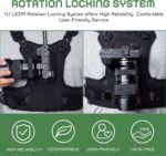 Camera Carrier Chest Harness J1 for One Camera,Camera Strap Harness for Photographers Hiking Climbing Wedding Travel,Camera Nylon Chest Straps for Photographers,Black - Image 5