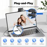 Acer 4K Webcam for PC/Mac with All-Metal Unibody Sculpted, Sony 1/2" Sensor, PDAF, 2 Noise Reduction Mics, Privacy Cover for Switch 2/Zoom/Teams/Facetime/YouTube/Google Meet - Image 6