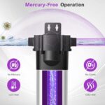 iSpring UVF20 Whole House LED UV Water Filter System, Up to 11 Years Long-Life LED UV Water Purifier with Built-in Automatic Flow Control, Mercury-Free, 3/4" MNTP Inlet Outlet, Up to 12 GPM - Image 6