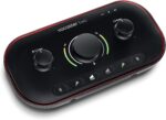 Focusrite Vocaster Two — Podcasting Interface for Recording Host and Guest. 2 Mic Inputs and Headphone Outputs, with Auto Gain, Enhance, and Mute. Small, Lightweight, and Powered by Computer - Image 2