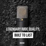 RØDE NT1 Signature Series Large-Diaphragm Condenser Microphone with Shock Mount, Pop Filter and XLR Cable for Music Production, Vocal Recording, Streaming and Podcasting (Black) - Image 6