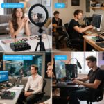 Podcast Equipment Bundle, Recording Studio Package with Podcast Microphone and Voice Changer, Live Sound Card - Audio Interface for Laptop Computer Vlog Living Broadcast Live Streaming YouTube TikTok - Image 7