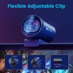 EMEET S600 4K Webcam for Streaming - Sony 1/2.55'' Sensor, PDAF Autofocus, 1080P@60FPS, 2 Noise Reduction Mics, Built-in Privacy Cover, 73° FOV, Streaming Camera for Live Commerce/Gaming/Beauty - Image 9