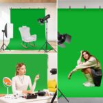 Green Screen Backdrop Kit, Portable Greenscreen Background with T-Shaped Stand, 5 Clamps & Carrying Bag for Photography, Streaming, Zoom, Gaming, (Green, 6.5 Feet X 5.0 Feet) - Image 7