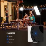 NEEWER CB200C 200W RGBWW COB LED Video Light, APP/2.4G 360° Color 2500K-7500K (Duv±0.0003) 23000lux/m Bowens Metal Shell Silent Continuous Output Lighting TLCI/CRI97+ for Photography Video Recording - Image 7