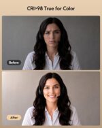 Desk Ring Light with Stand - 10.5'' Desktop Ring Light with Phone Holder for Video Recording, Circle Light for Computer Zoom Meeting Video Conference Lighting Video Calls Podcast Streaming - Image 7