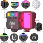 ULANZI VL49 RGB Video Lights, LED Camera Light 360° Full Color Portable Photography Lighting w 3 Cold Shoe, 2000mAh Rechargeable CRI 95+ 2500-9000K Dimmable Panel Lamp Support Magnetic Attraction - Image 3