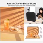 Yoocheese Photo Backdrop for Product Photography - Tabletop Backdrop Kit with 20 Background Patterns & Shadow Props for Food, Jewelry, Cosmetics, Skincare & Small Products - 16.5x11.7 Inch - Image 7