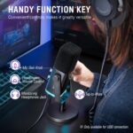 FIFINE Gaming Audio Mixer Bundle with Computer Streaming Microphone, 4-Channel RGB Mixer Set with XLR Interface, 48V Phantom Power, Dynamic Mic with Mute Button for Game Voice Podcast YouTube(SC3+AM8) - Image 5