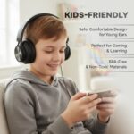 ARTIX Over Ear Headphones Wired with Microphone and Volume Control, Foldable Noise Isolating Headset with Deep Bass for School, Laptop, Computer, Chromebook, Tablet, Travel (3.5mm Jack) - Image 7